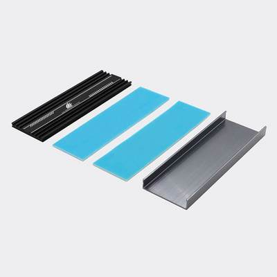 Computer solid state drive radiator M2 thermal conductive sheet aluminum SSD M.2 2280 armor NVME heat sink