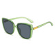 Transparent green frame Gray piece
