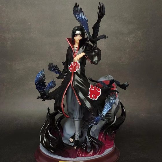 Anime Characters Crow Hall Skunk GK Uchiha Skunk Statue Anime Model Ornaments Hand-held Wholesale