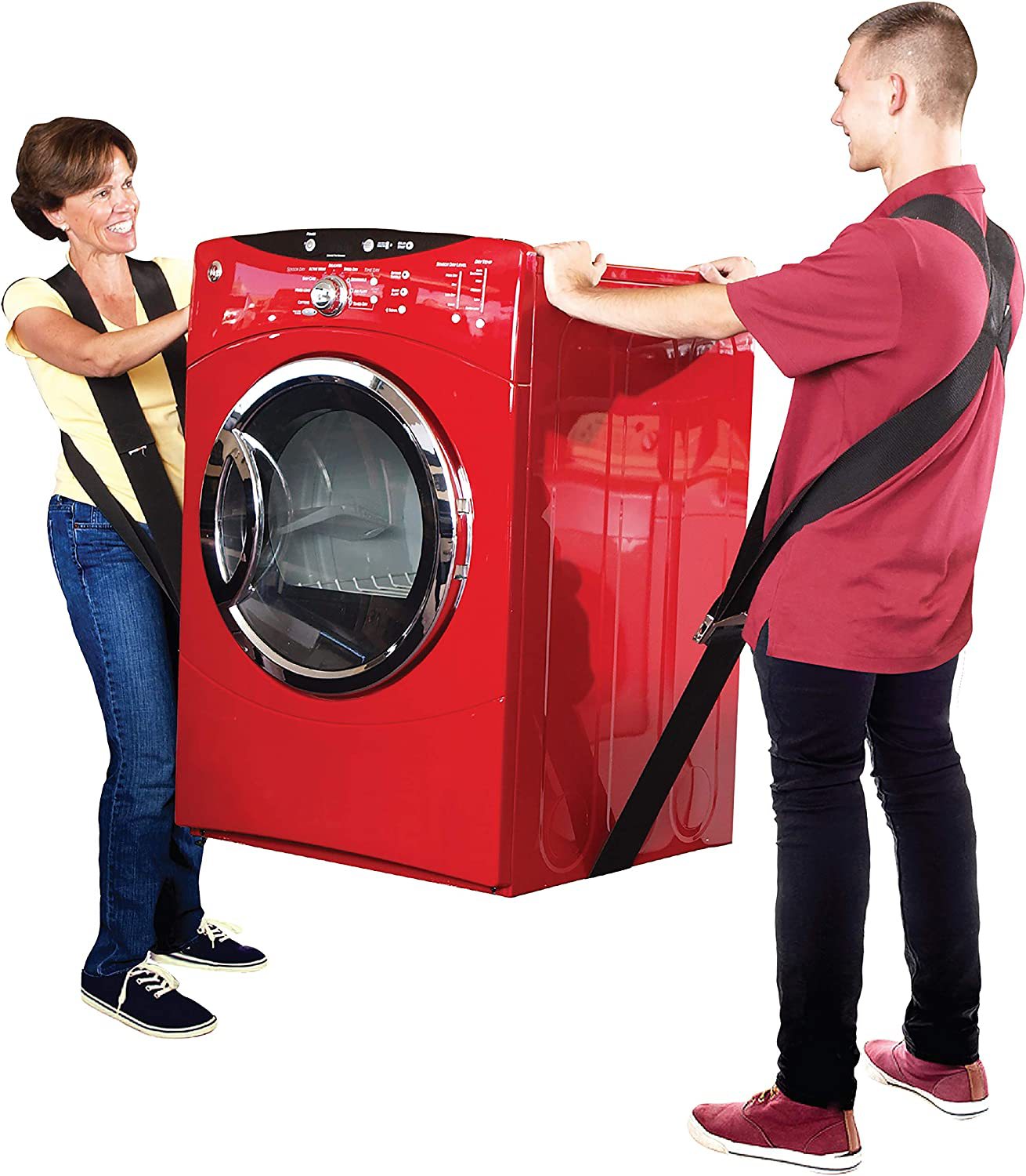 Shoulder push trolley mover portable fixed furniture electrical appliances heavy large objects safe moving belt