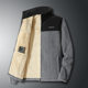 Factory Direct Plus Size Men's winter coat jacket fleece coat fleece-lined thick warm coat men's jacket