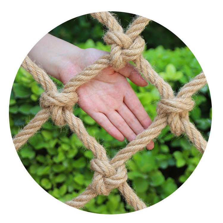 Hemp Rope Net Children's Climbing Net Stair Protection Net Retro Ceiling Jute Vine Climbing Net Hemp Rope Decorative Net Hemp Rope Net