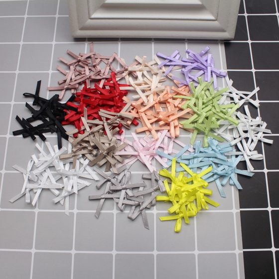 in stock supply 0.3cm1 polyester with mini small bow accessories underwear shorts socks accessories bow