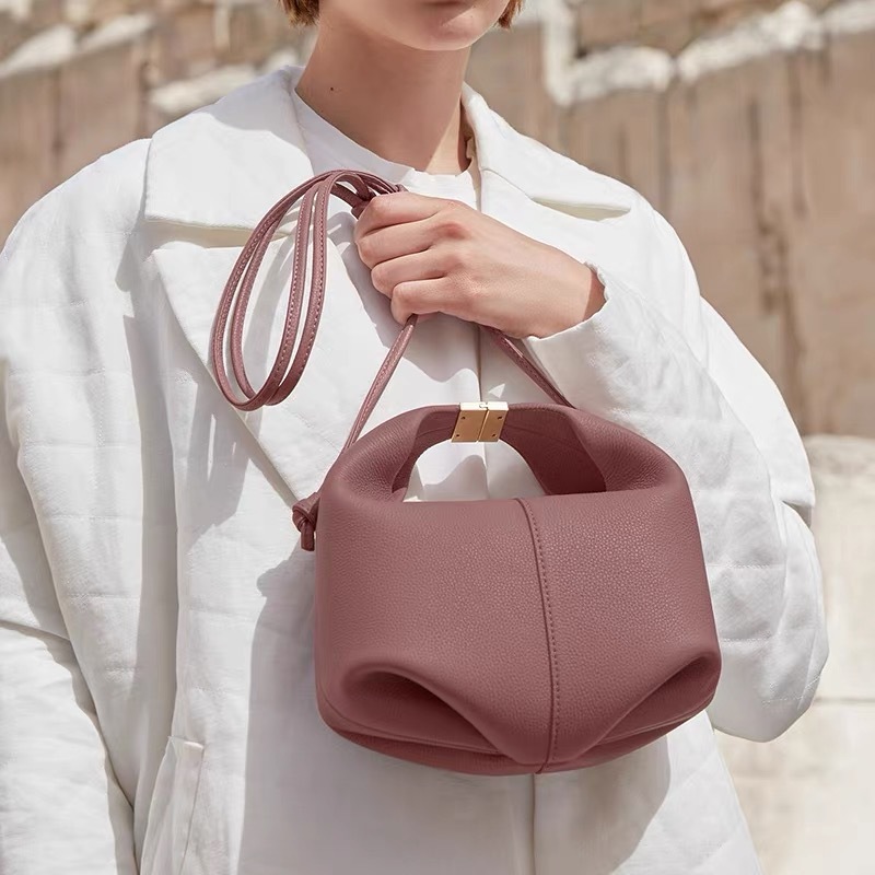 フランスの小衆POLENE弁当バッグ本革女性カバンpoleno parisシングルショルダー高級感バッグ女性|undefined