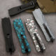 Large micro technology knife high hardness sharp camping straight knife outdoor portable fishing knife black tactical knife