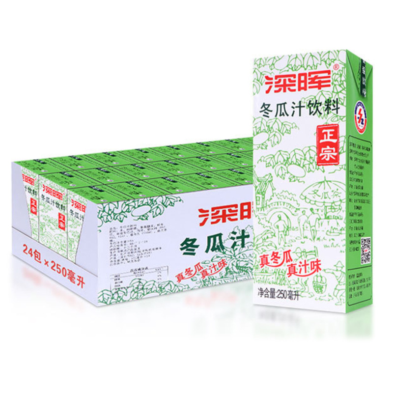 Shenhui winter melon juice drinks whole box 250ml * 24 boxed winter melon tea old brand summer thirst-relieving drinks special Wholesale