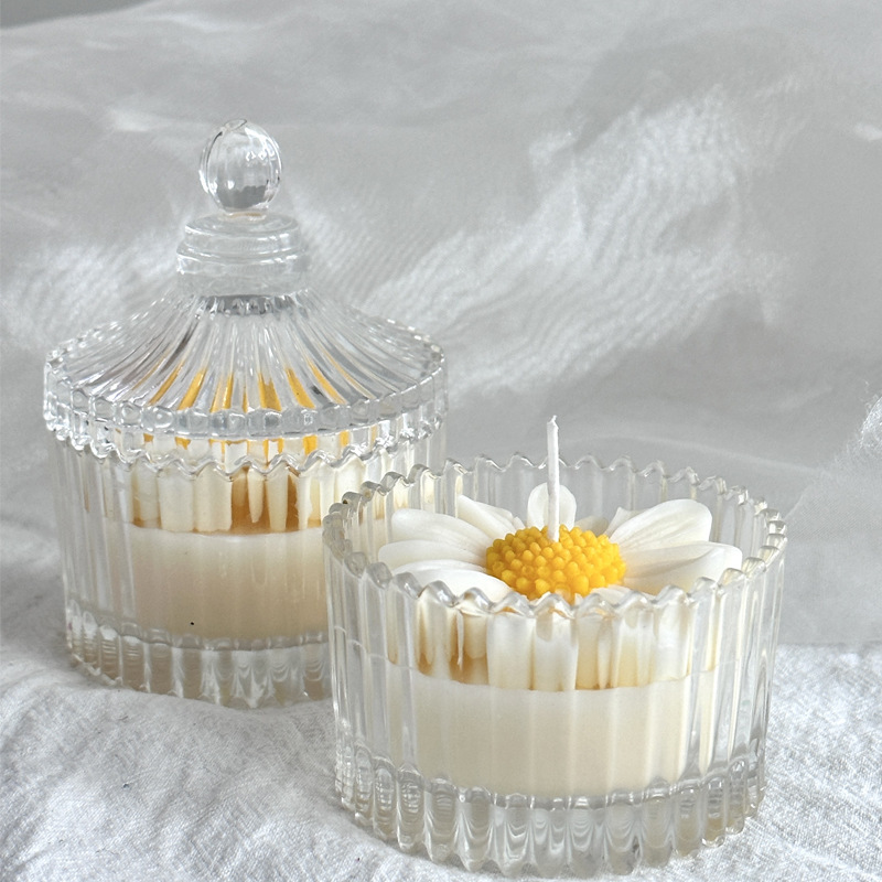 COZI Daisy scented candle birthday gift box cute low temperature soy wax bedroom niche light luxury