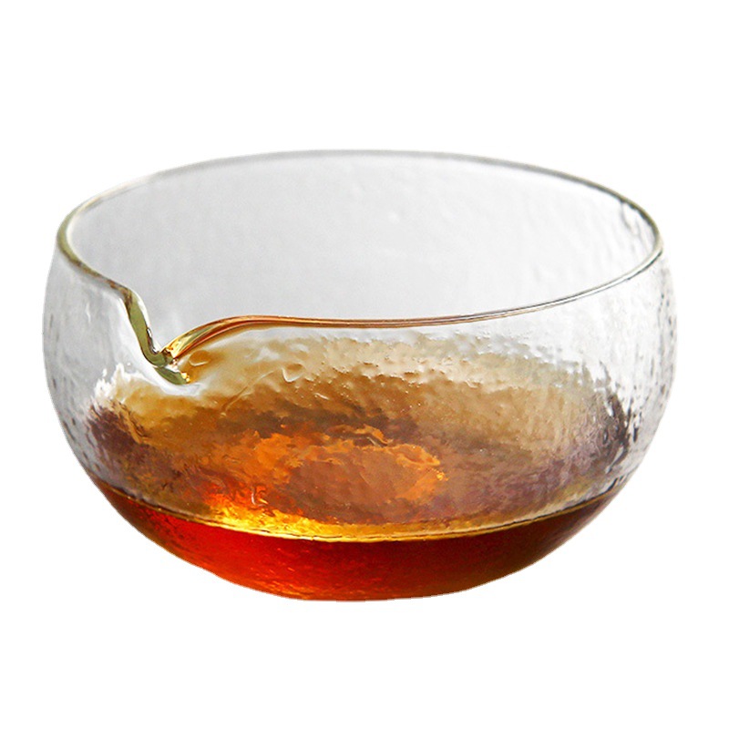 Glass tea bowl fine grain round bowl tea wash male cup spot supply tea bowl set Zen bowl large tea bowl dry