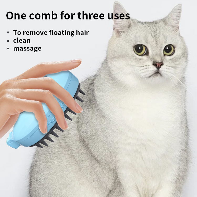 Shake Mango Pet Spray Comb Cats and Dogs Pet Electric Spray Hair Removal Comb One-Button Spray Anti-Fly Hair Comb