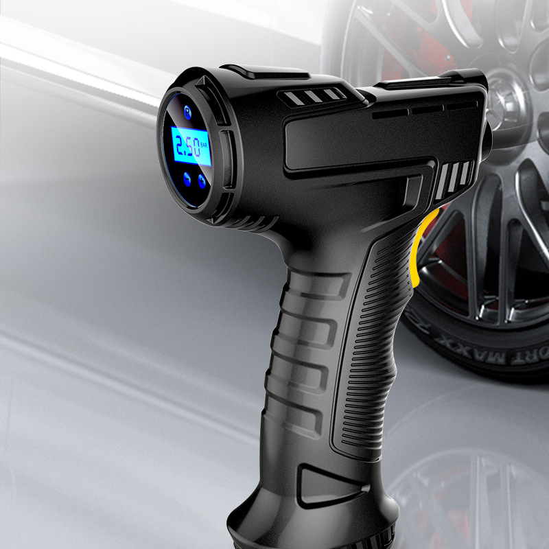 Wireless charging car handheld air pump for car car electric portable tire air pump
