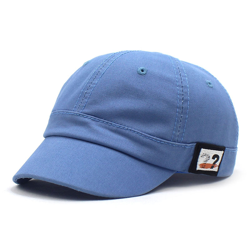 2021 New Fashion men and women short brim baseball cap cotton cap summer sports hat labeling curved brim hat