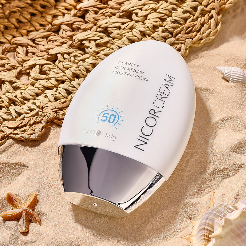 Popular sunscreen 50ml cream Nicor protective cream high-power isolation drying female military training genuine goods wholesale delivery
