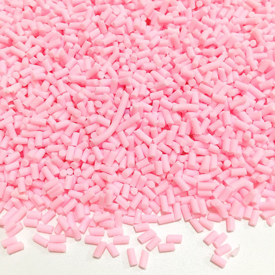 3mm simulation soft pottery short sugar chocolate silk color silk diy small decorative handmade material filler bread crumbs