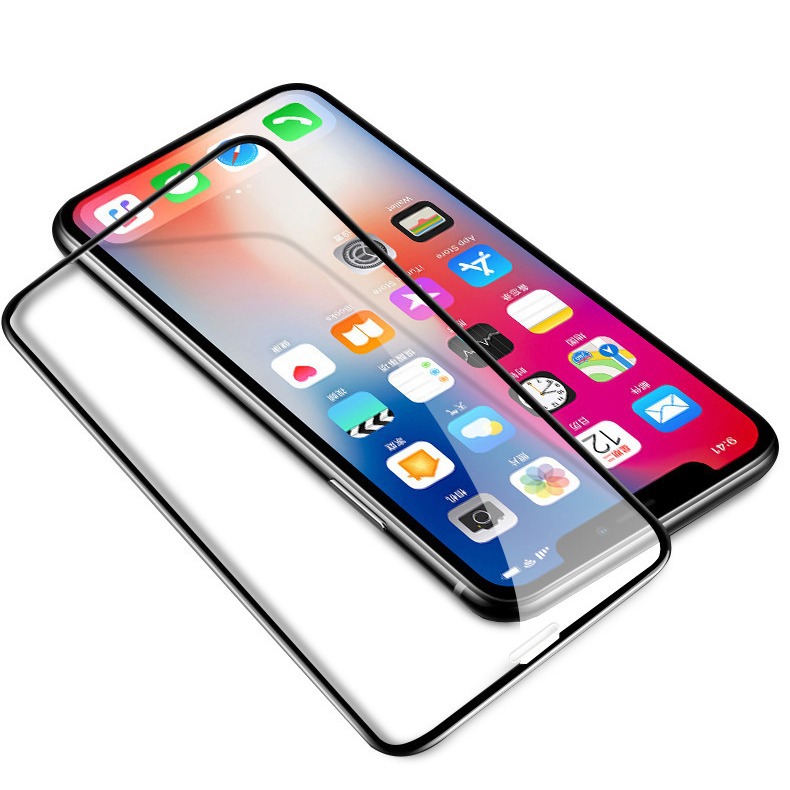 Wholesale applicable iphone13 tempered film 12pro curved surface 14pro6d cold carving 78plus Apple 11 tempered film