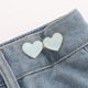 Color cloud heart Green