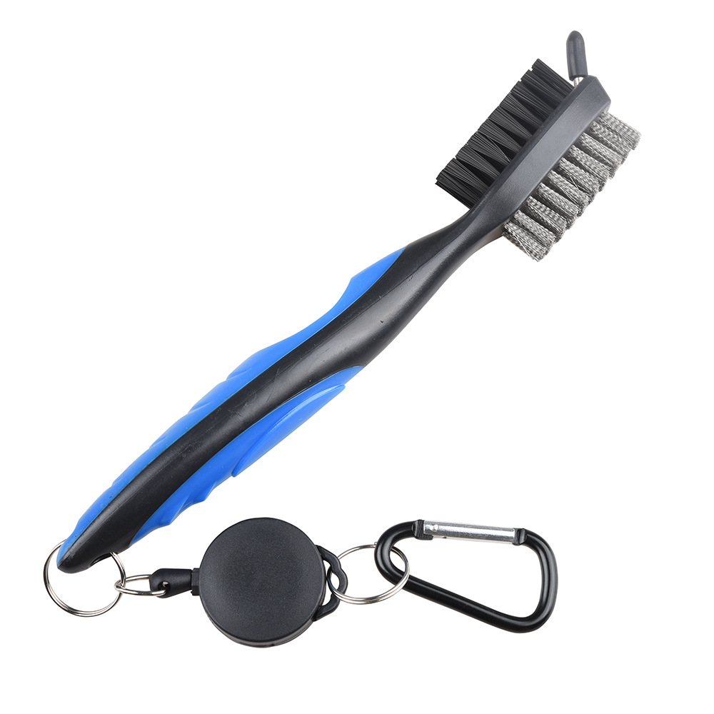 Golf club cleaning brush head cleaning tool double-sided brush three-purpose club cleaning brush Golf accessories