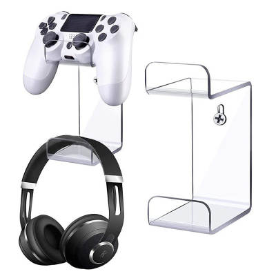 Acrylic transparent CPDD wall mounted controller stand video game handle stand kitchen living room game Hall