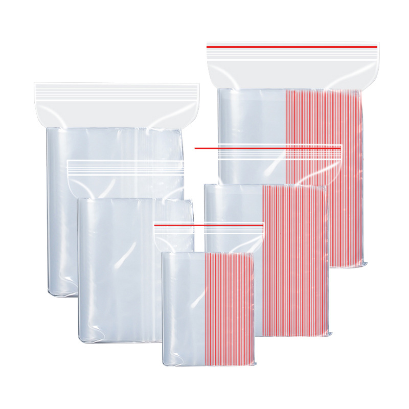 pe self-sealing bag plastic bag transparent bag with sealing sealed bag thickened self-sealing bag with ventilation hole 20 silk