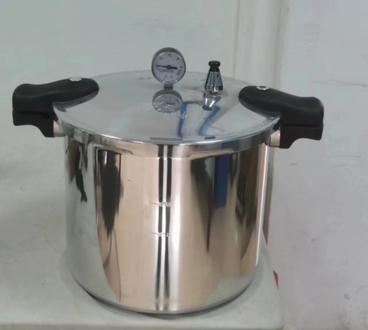 22-25L 32 см Коммерческая трансграничная английская скороварка большой емкости с измерителем алюминиевая скороварка гостиничная столовая