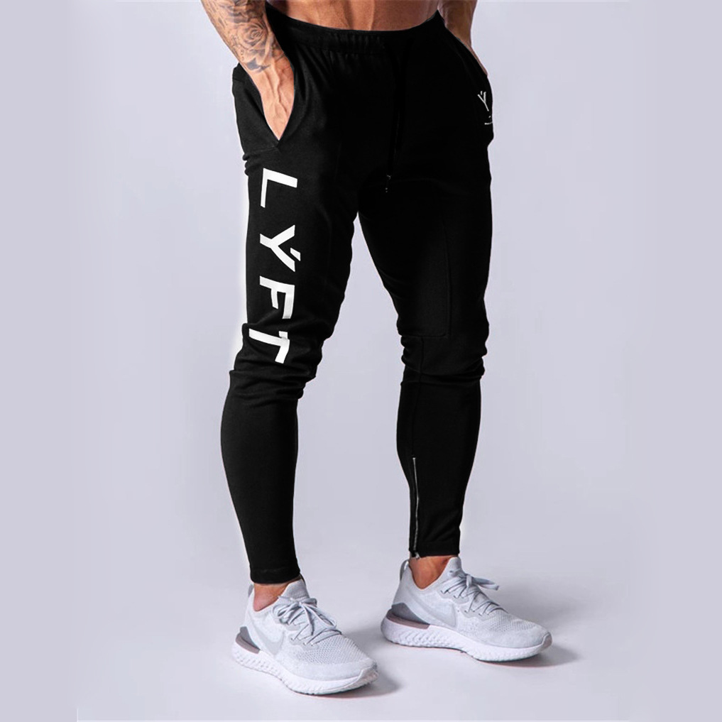 European code cross-border autumn and winter spring men's small feet slow running sports pants casual pants fitness foreign trade a generation of hair