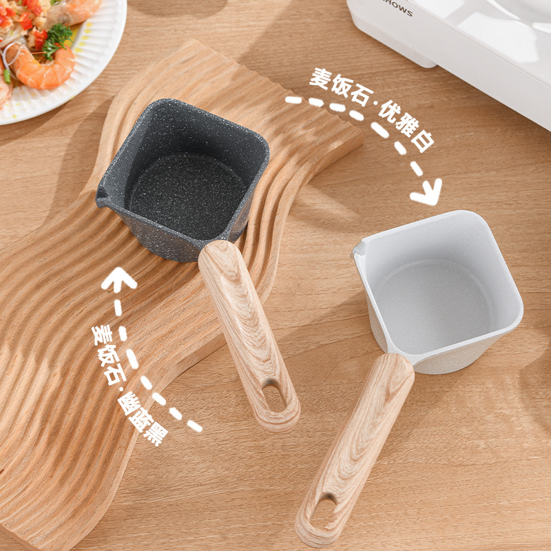 Factory Direct supply maifan stone oil pan household non-stick pan oil-burning pan hot oil Special mini omelette pan