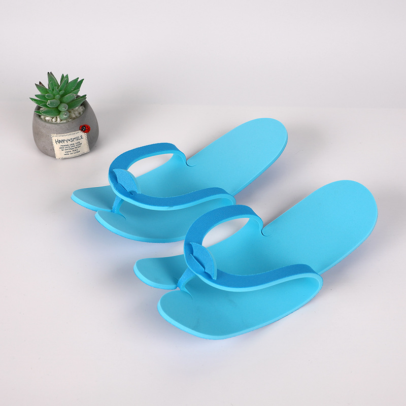 Spot EVA high elastic non-slip color slippers hotel Beauty Salon Spa disposable flip-flops bath shoes
