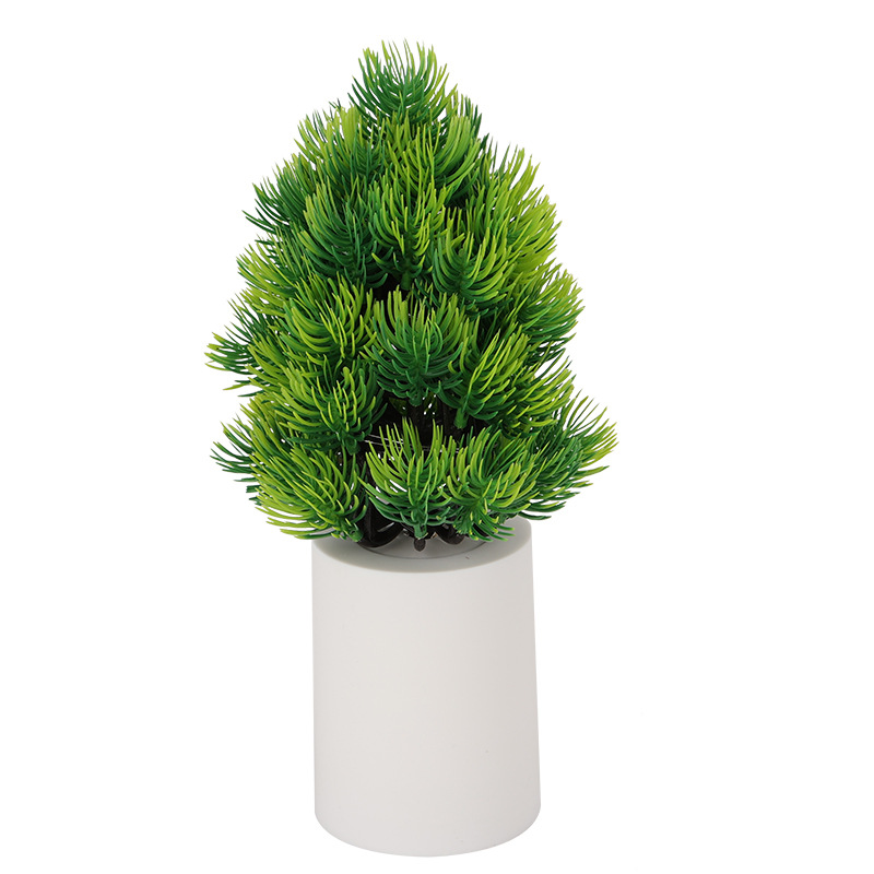 Christmas tree night light bedroom pine and cypress atmosphere light creative simulation bouquet night light home decoration desktop green plants