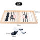 Tiktok-Style Wooden Catapult Chess for Two, Parent-Child Interactive Children's Wooden Battle Board Game Toy