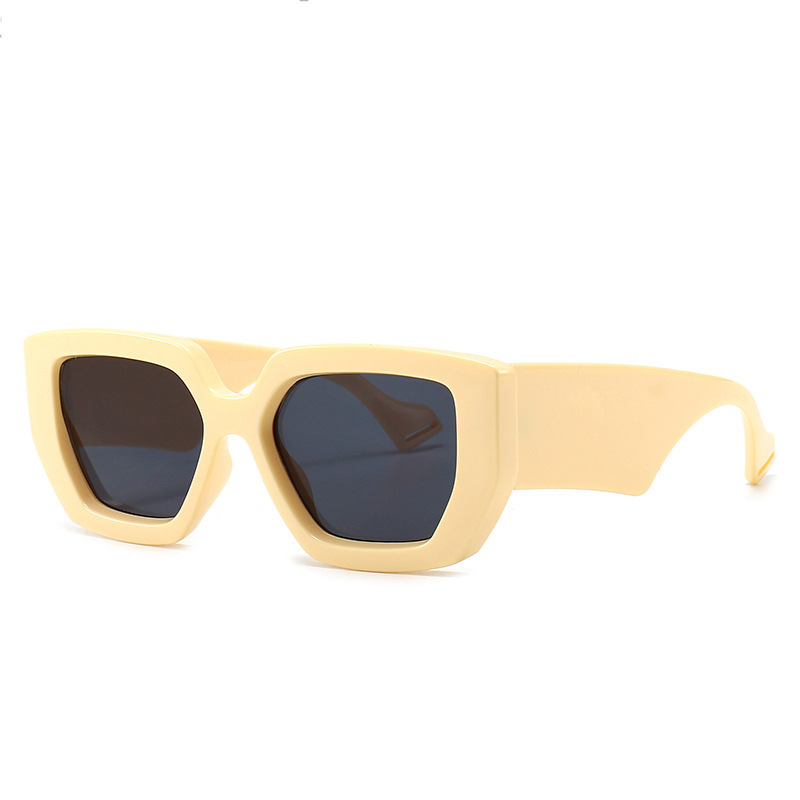 European and American trend box wide-leg sunglasses women's online popular same-style large-frame sunglasses women's cross-border sunglasses