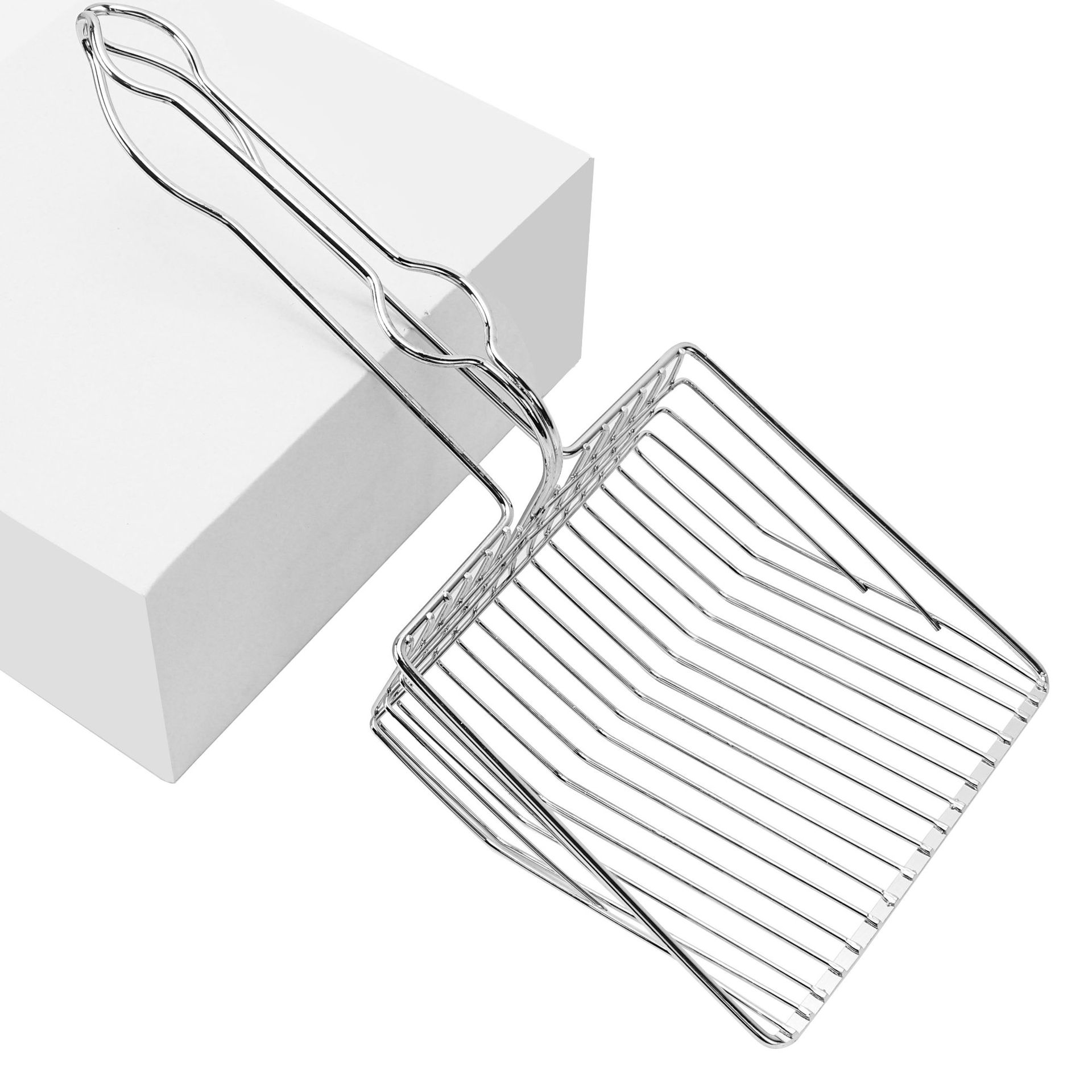 Pet utensils metal cat litter shovel fine hole cat shit stainless small hole tofu bentonite cat litter iron shovel tool