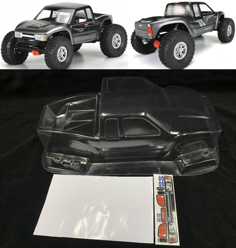 1/10クライミングケースt4強クライミングケースtrx4透明pcケースsc 10ホイールベース313mm rc4 wd|undefined