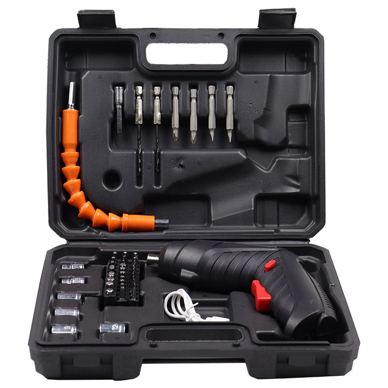 Multifunctional electric screwdriver set screwdriver electric drill suit rechargeable hand drill electric screwdriver