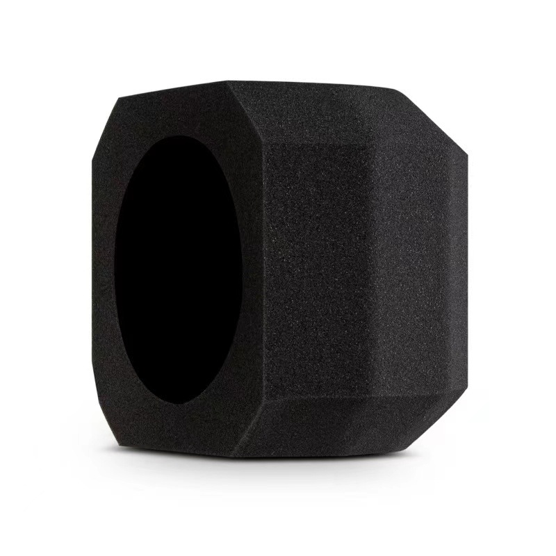 Live microphone cover microphone cover sound absorption cover recording sound insulation sponge cover windproof noise reduction microphone cover capacitor microphone ring