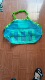 Large Blue Net Green Strap