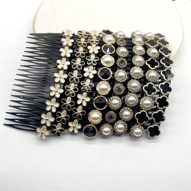 Internet Celebrity New Style Hair Comb Black Bangs Comb Hair Clip Broken Hair Finishing Artifact for Women Back of Head Comb Hair Clip Headwear