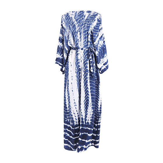 2022 Cross-border European and American New Beach Blouse Seaside Vacation Swimwear Women's Bikini Outer Blouse Beach Skirt Outer Wear