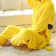 Autumn and Winter Flannel One-piece Pajamas Cute Couple Home Clothes Pokémon Thickened One-piece Pajamas for Women