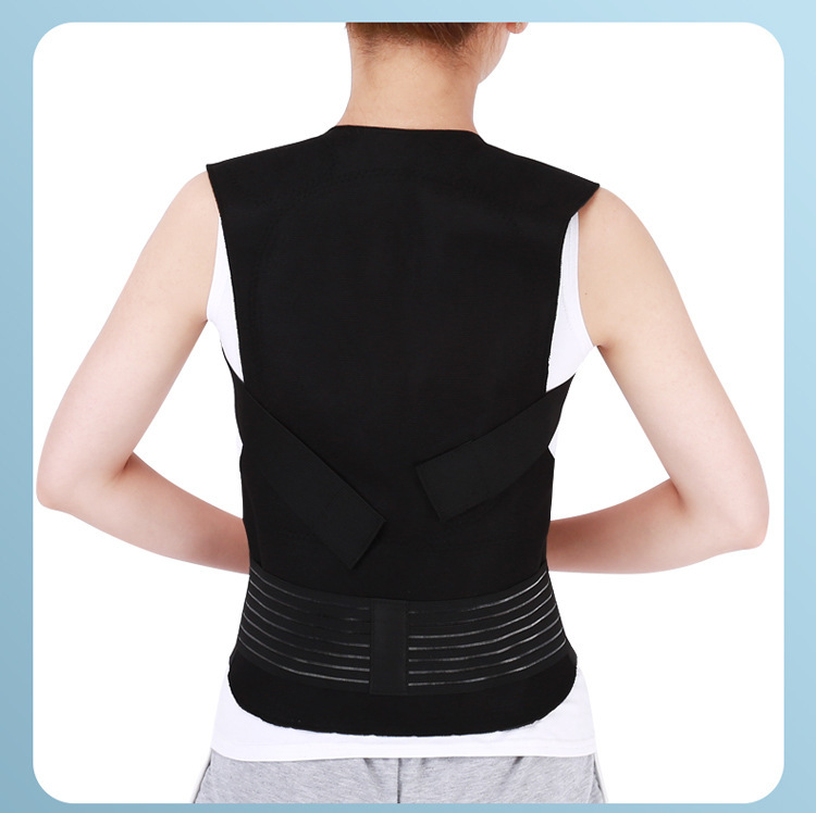 Wholesale self-heating shoulder pad shirt waistband shoulder pad warm shirt back magnetotherapy vest back shirt for men and women