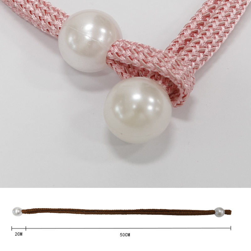Factory wholesale running volume simple one pair of Oriental Pearl curtain buckle binding rope accessories curtain accessories curtain straps