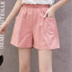 Cotton Linen Casual Shorts Women's Large Size Wide Leg Pants Home Beach Hot Pants Summer Loose Casual Sports Pants