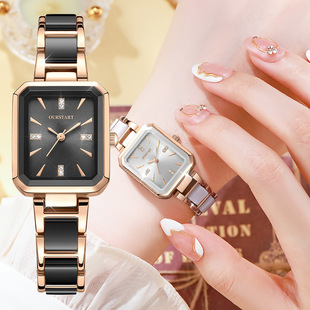 Factory in stock waterproof watch women's TikTok live popular fashion temperament alloy quartz women's watch wholesale