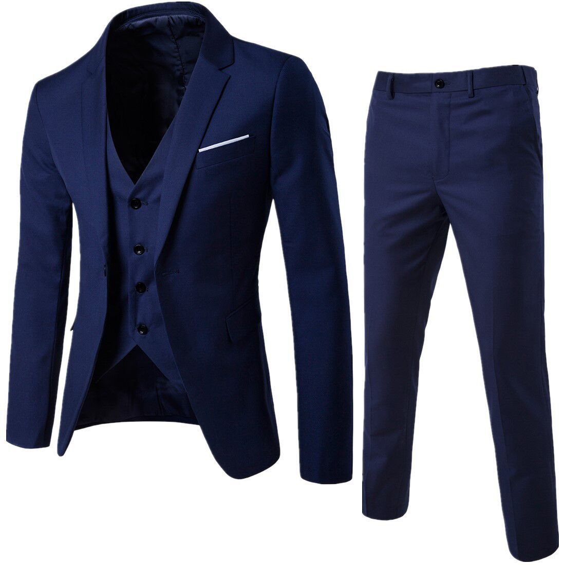 Small suit suit men's Korean-style casual fashion hair stylist two-piece suit slim handsome solid color suit fashion