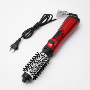 Cross-border new Amazon multi-function hair dryer rotating curling comb 2-in -1 hot air comb detachable hair dryer