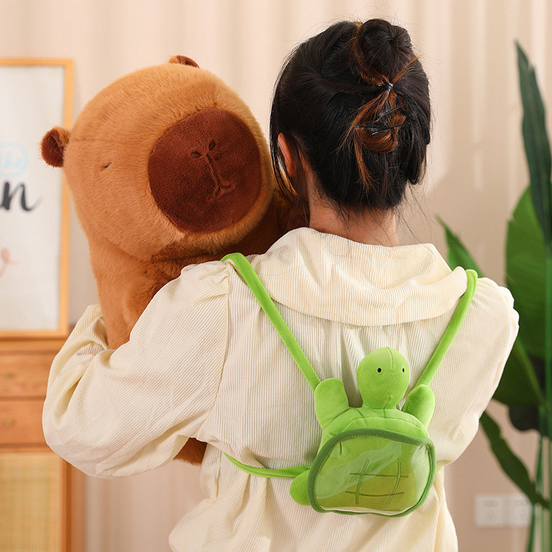 Capabala doll puffer King doll bar plush toy capybara pillow cloth doll gift