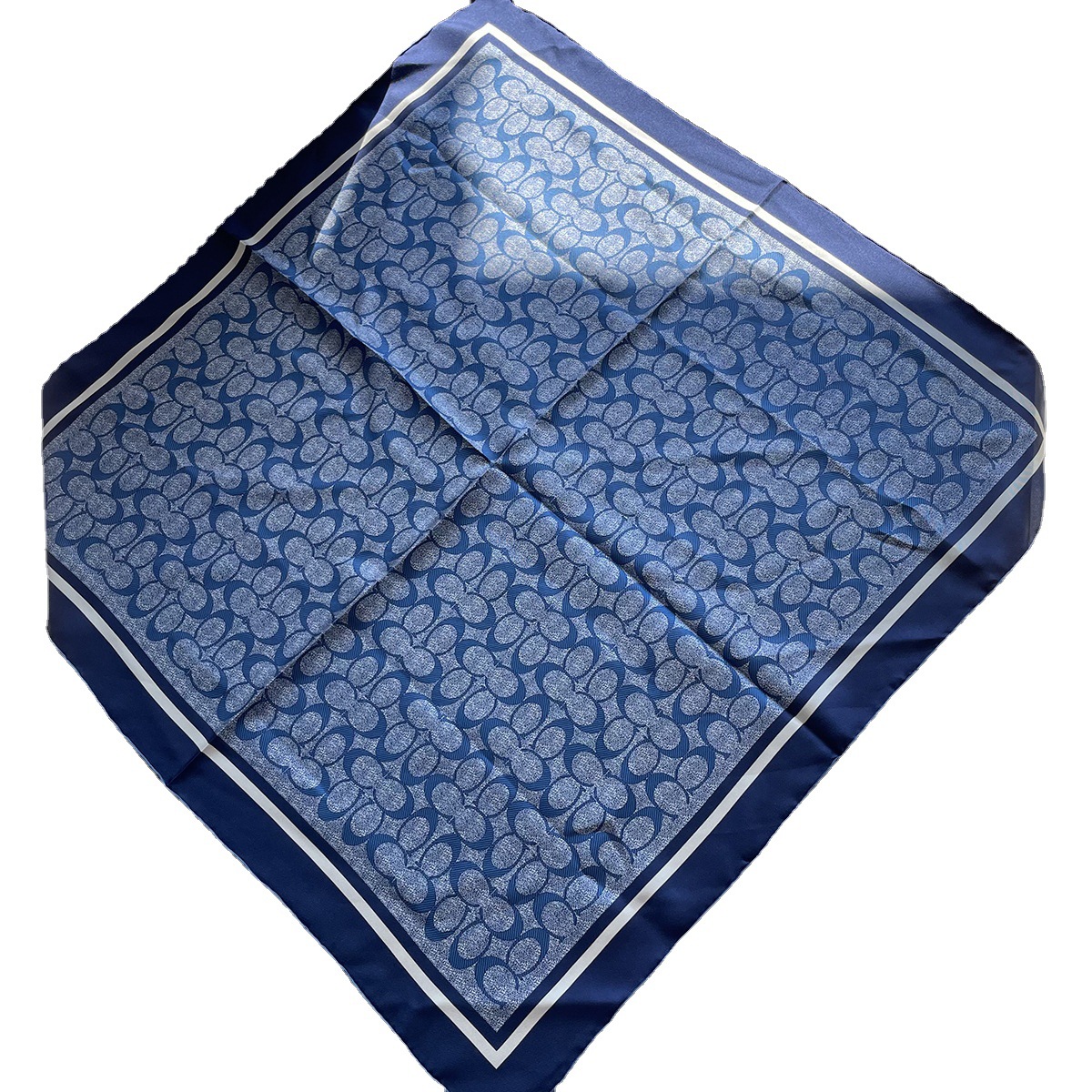 High-end 100% Mulberry Silk Scarf Women Spring and Summer French Silk Scarves All-match Twill 70 Square Scarves Wholesale Scarves