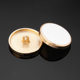 Metal Buttons High-end Tall Suit Buttons Men's and Women's Suit Shirt Coat White Black Round Decorative Buttons