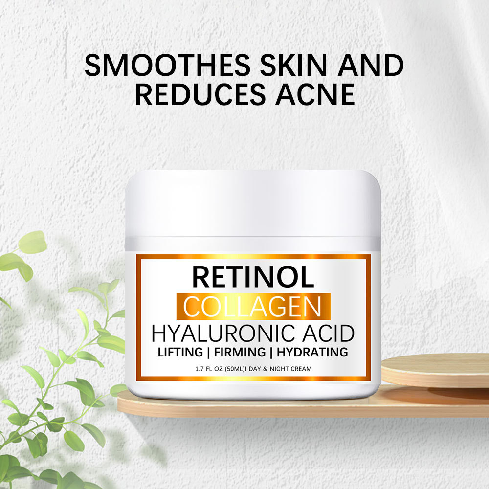 Cross-border retinol collagen double-effect cream moisturizing fade melanin brightening white anti-wrinkle