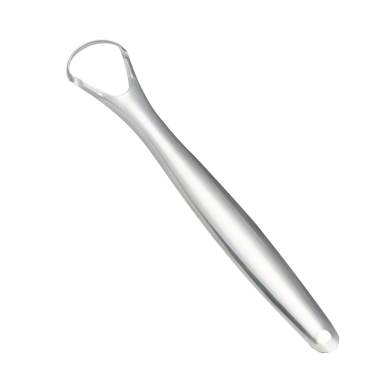Stainless steel tongue scraper tongue coating cleaner oral cleaning care halitosis tongue brush tongue scraper