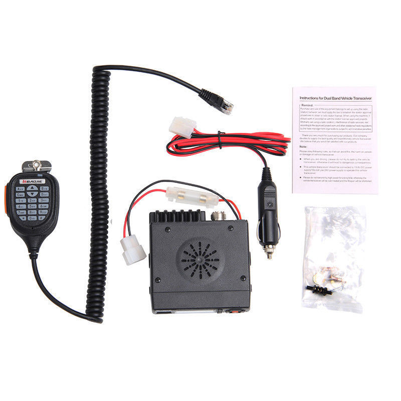 Baojie BJ-218UV double-segment mini car table 25W self-driving tour team Baojie 218 car radio intercom