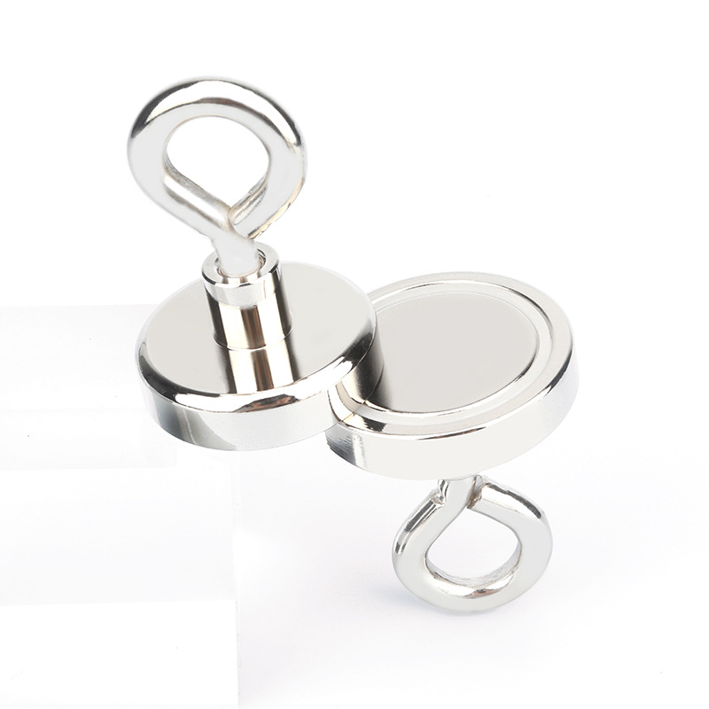 NdFeB strong magnetic hook round closed magnet hook magnet strong magnetic sheep eye sucker anti-collision magnet